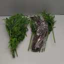 20 Pcs Christmas Norfolk Pine Branches with Lights 18" 8 Artificial Norfolk Stems 8 Branches with Pinecone 4 Lighted Stems for Vases Xmas DIY Garland Wreath Home Centerpiece Table Decorations