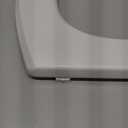 Mayfair Cassel Slow Close Toilet Seat, Easy Clean, Non Slip Premium Wood Seat, Easy Install, Made in USA, Round, White
