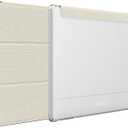 TUDIA SKN FLIP Designed for Onyx Boox Go 7 / Go Color 7 Case (Gen 1 & 2, 2024/2025) – [Enhanced Auto Wake/Sleep Function] Slim Shockproof Trifold 7" Cover with Transparent TPU Back (Beige)