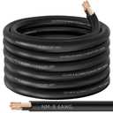 NM-B 6/3 Wire with Ground,35ft 6 AWG Copper Wire,6 Gauge 3 Conductor Nonmetallic Sheathed 6/3 NM-B Cable with Ground,Residential Indoor Electrical Wiring for Branch Circuit Switches,Outlets,Other Load