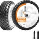 8" Front Drive Wheels for Toro Recycler 22" Lawn Mower Parts with Bolts, Replace for 119-0311 137-4832 115-2878, 53 Teeth Gear Self Propelled Push Mower Wheels, Toro Lawn Mower Wheels, 2 Pack