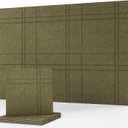 Sound Absorbing Wall Panels, Decorative Acoustic Panels, 6 Pack
