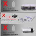 ZAMPAM 2 Pack 2.4GHz Wireless USB Controller Compatible with SNES Games & Nintendo Switch 1, Retro USB Gamepad for Windows PC, Mac, Linux, Raspberry Pi, RetroPie Classic Design, Plug & Play
