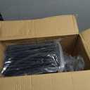 Landscape Edging55FT Garden Edging with 120 Spikes for Lawn 4 Inch Tall (55FT, Black)