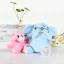 Rhymad Pair of Elephant & Piggie Plush Toys Soft Stuffed Animal Mo Willems Elephant and Pig Kids Toys Boy Girl Home Decor Adorable Ultra-Soft Classics Comfort 7 & 5 Sitting