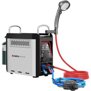 CAMPLUX Nano 3 Ultra, Constant Temperature Portable Propane Water Heater, Rechargeable Water Heater & Shower Pump, CSA Certified Safety, Propane Camping Shower, for RVs, Hiking, Fishing & Glamping