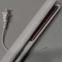 Conair Double Ceramic Flat Iron, 1-Inch Flat Iron, 5 Digital Temp Settings Up to 410F, Extra-Long Plates, For All Hair Types and Textures, White
