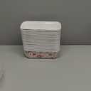 100 Sets Christmas Paper Loaf Pan 6.3 x 2.2 x 2.2 Inch Mini Disposable Bread Pans with Clear Plastic Bags and Ties Rectangle Baking Mold Loaf Containers for Bread Cake Baking (Elegant Style)