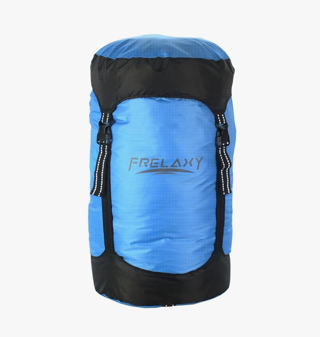 Frelaxy Compression Sack, 40% More Storage! 11L/18L/30L/45L/52L Compression Stuff Sack, Water-Resistant & Ultralight Sleeping Bag Stuff Sack - Space Saving Gear for Camping, Hiking