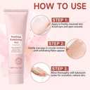 Purifying Exfoliating Gel, Facial Exfoliator Cleanser, Face Scrub, Natural Exfoliating Gel Purifying Cream, Gentle for Face Body, Deep Cleansing for All Skin