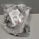 Voldra Corner Shower Caddy Suction Cup, 2 Pack Corner Shower Shelves No Drilling, Aluminum Upgrade Suction Cup Shower Organizer with Towel Bar & Hooks Removable Bathroom Storage Rack (Gray)