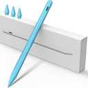 Stylus Pen for iPad W/Palm Rejection Tilt Sensitivity,13 Mins Fully Charged,MEKO Active Touch Screen Apple Pencil Compatible W/iPad 6/7/8/9/10,Pro12.9&11",Air3/4/5,mini5/6-BLUE
