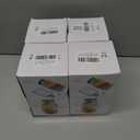 4 x TOPMELON Salad Pod Mason Jar with Side Open, Portable Salad Container, Salad Jar with Dressing Cup, Suitable for Work, Outdoor, Travel (1Pcs)