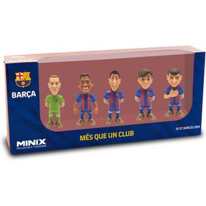 5-Pack of 7cm Soccer Players - A Miniature Marvel for Every Football Enthusiast. FC Barcelona, Araujo, TER Stegen, GAVI, Pedri, Lewandowski, 7cm