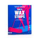 WooWoo Tame It! Bikini Wax Strips - Vegan Ready-to-Use Hair Removal Kit with Damask Rose Oil & Aloe Vera | Up to 28 Days Smooth Skin, Gentle on Sensitive Areas | 20 Wax Strips + Aftercare Cream
