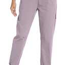 Women's Lightweight Hiking Joggers - Quick-Dry Casual Pants with Pockets for Outdoor Athletic Camping & Travel (XL)
