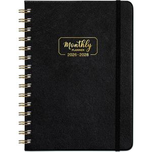 2 x 2026-2028 Monthly Planner - 3 Year Monthly Planner 2026-2028, Now - December 2028, 36-Month Calendar with Hardcover, Inner Pocket, 6.4'' x 8.5''