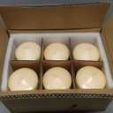 Candle Charisma Ivory Pillar Candles Bulk Pack of 6  (3x4 Inch) Long-Lasting 70-Hour Burn, Dripless & Smokeless  Perfect for Hassle-Free Decor at Weddings, Fall Table Centerpieces & Special Events