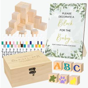78 PCS Fun Baby Shower Games Sign Kit, Unique Baby Shower Ideas, Funniest Games Ever Where You Can Draw to Your Heart's Content, Suitable for Boy and Girls
