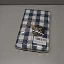 Gingham Buffalo Check 52"x70" Tablecloth 100% Cotton Washable Rustic Rectangle Table Cover Decorative for Gifts, Dining, BBQ, Buffet Parties & Camping - Teal