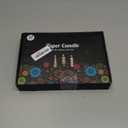 Pink Taper Candles, Set of 24 Unscented and Smokeless 10 Inch Taper Candles Long Burning, Paraffin Wax with Cotton Wicks for Burning Approxinately 7-8 Hours Time