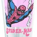 Marvel Spidey Comic 24 oz Clear Tritan Cup, 24 Ounce, Multicolored