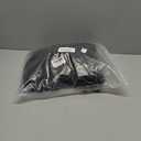 BEAGIMEG Women's Long Sleeves High Neckline Hooded Solid Stretch Casual Mini Sweatshirt Dress (Black), Small