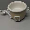 AROMA Mini Rice Cooker, 2-Cup (Uncooked) / 4-Cup (Cooked), Grain Cooker, Soup Maker, Oatmeal Cooker, Auto Keep Warm, 1 Qt, Milk Tea color