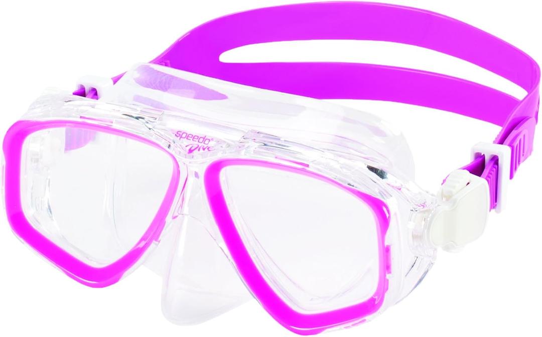 Speedo Unisex Child Adventure Mask Junior Swimsuit Separates (One Size, M Pink Frost)