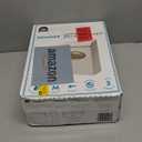 Architectural Mailboxes Designer Galvanized Steel, Locking Wall Mount Mailbox, White with Satin Nickel