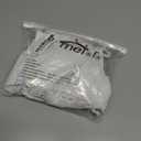 meioro Bikini Set for Women Tie Front Triangle Bathing Suits, Solid V Neck Two Piece Swimsuits High Waisted V Cut Bottom, Spaghetti Straps Swimwear Sexy High Cut Swimming (White, XL)