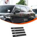 TINKI Car Exterior Door Handles Cover Trim Compatible with LR Range Rover Velar 2017 2018 2019 2020, Auto Door Handles Cover Outer Door Handles Protector Trim Decor Covers Accessories (Glossy Black)