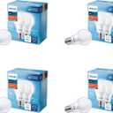 PHILIPS LED 60W A19 DL 4 PK BASIC ( 2 PACK)
