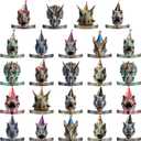 Sosation 24 Pack Dinosaur Party Hats Dino Birthday Hats Paper Realistic Dinosaur Headbands Crown Party Favors for Dino Jungle Animal Decorations Cosplay Photo Booth Props