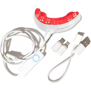 Red Therapy for Gums, Toothache Relief, 32 LED Periodontal Light, Bleeding Gums, Gum Health Red Light, with adapters for USB/C, iPhone, and Android from Starlite Smile
