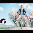 Americanflat 8x24 Picture Frame in Black - Composite Wood with Shatter Resistant Glass - Horizontal and Vertical Formats for Wall, Black 