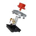 GATERON KS-33 Low Profile Silent 2.0 Keyboard Switches, Linear Tactile 3 Pin SMD LED Factory Pre-lubed for Low Profile MX Mechanical Keyboard (Red Linear, 35)