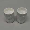 1 oz Mini Porcelain Ramekins Set of 6, Small Ceramics Souffle Dish, Exactly Designed for Dipping Sauce, Ketchup, Salsa and Jams, 30ml White