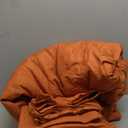 CozyLux Full Size Comforter Sets Burnt Orange, 7 Pieces Pintuck Bed in A Bag Terracotta Comforter Full Size, Pinch Pleat Bedding Sets with All Season Comforter, Sheets, Pillowcases & Shams