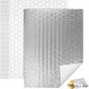 EcoDispose Pre-Cut Insulated Foil Sandwich Wrap Sheets Grease-Resistant for Hot Food (10-1/2" x 14",100 PCS)