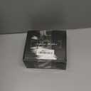 Napkin Holder for Table, Bamboo Iron Standing Napkin Dispenser for Kitchen Dining Table Farmhouse Cocktail Picnic Rustic Wood Holders for Mail Bills Suitable for All Dining Room Decors Silvery & White (5.78*2.51*5.04 inch)