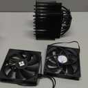 Thermalright Phantom Spirit 120 SE Black CPU Cooler,Dual TL-C12B V2 PWM Fans and Double Towers, 7 Heat Pipes Heatsink Cooler,for AM4/AM5&Intel LGA1851/1700/115X/1200, Computer CPU Cooling,Black