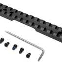 Picatinny Rail Mount for Savage 93/93R17/Mark II Rifles | 16-Slot Optics Rail with Pre-Coated Screws