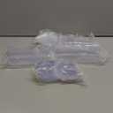 Eaasty 400 Pcs Mini Dessert Plates with Tasting Spoons Disposable Serving Trays 100 Pcs Small Square Appetizer Plates and Clear Plastic Trays with Mini Spoons for Desserts Party Fruit (Oval Leaf)