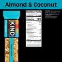 2 x KIND Healthy Snacks Bars, Almond & Coconut, Gluten Free, Low Sodium Snacks, 4g Protein, 12 Count (EXP 05/08/27)