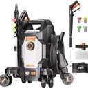 AIVOLT Electric Pressure Washer, Anti-Tipping 4-Wheel Power Washer