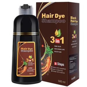 cosmpro Coffee Hair Dye Shampoo Hair Color Shampoo Herbal Hair Dye Shampoo 3 in 1 for Men and Women, Instant Color Shampoo Hair Shampoo Champu Con Tinte Para Canas (Coffee)