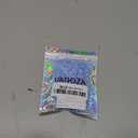 1000PCS Mixed Sizes 3/4/5/6/8/10mm Flatback Half Round Pearls Gems for Crafting, AB Color Pearl Beads Stones for Crafts Jewelry Clothes Shoes Dress Nail Art Making Embellishments (Light Blue AB)