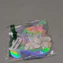 HOUSE OF PARTY Happy Birthday Banner | Pre-Strung Iridescent Silver Happy Birthday Letters Banner Sign-6 Feet | Bday Hanging Backdrop Party Decorations | Shiny Birthday Door Decoration