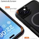 Diverbox for iPhone 15 Case [Compatible with MagSafe] [Shockproof] [Dropproof] [with Screen Protector ] Heavy Duty Protection Phone Case Cover for Apple iPhone 15 2023 6.1 inch (Black)